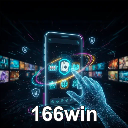 Imagem da tela do aplicativo 166win, com opções de apostas e resultados, promovendo o site 166win para apostas esportiva